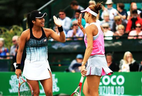 Miki Buzărnescu (dreapta, 120 WTA) poate beneficia de pe urma fondului creat // sursă foto: Guliver/gettyimages