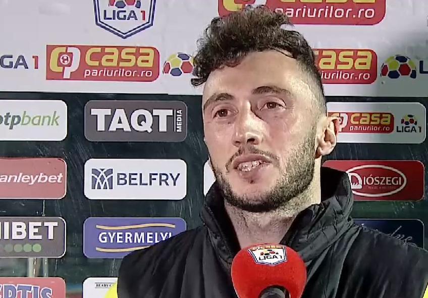 Mirko Pigliacelli (27 de ani), portarul celor de la CS Universitatea Craiova, a fost extrem de iritat la finalul eșecului cu Sepsi, scor 0-2.