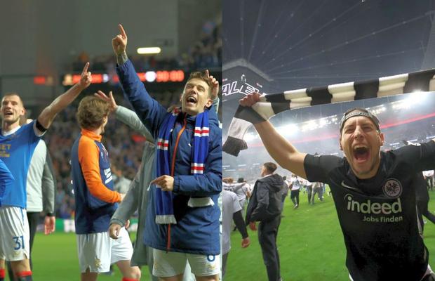 Cunoaștem finala Europa League! Fără Ianis Hagi, Rangers a produs surpriza și e în ultimul act! Finală cu Frankfurt, pe 18 mai + suporterii nemților au sărbătorit pe teren!