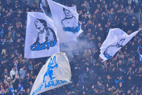 Biletele pentru derby-ul Craiova - FCSB, programat duminică, de la 19:30, s-au dat ca pâinea caldă / Sursă foto: Facebook@ Universitatea Craiova