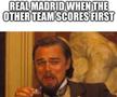 Real Madrid, când celelalte echipe marchează primele ..