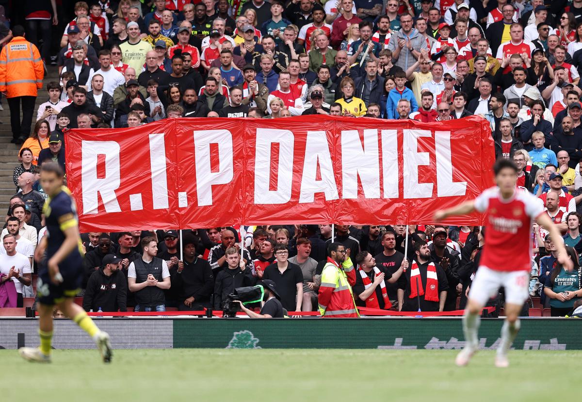Moment de reculegere în memoria lui Daniel, la Arsenal - Bournemouth