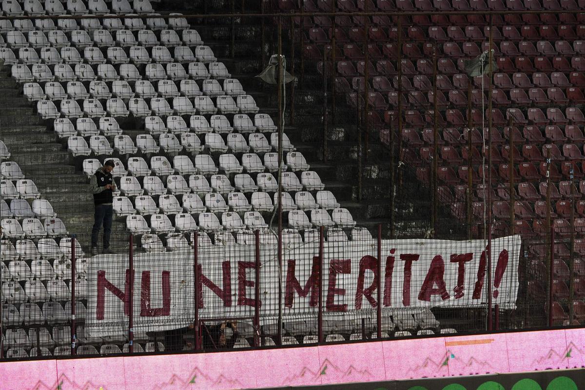 CFR Cluj - Rapid, imagini premergătoare meciului