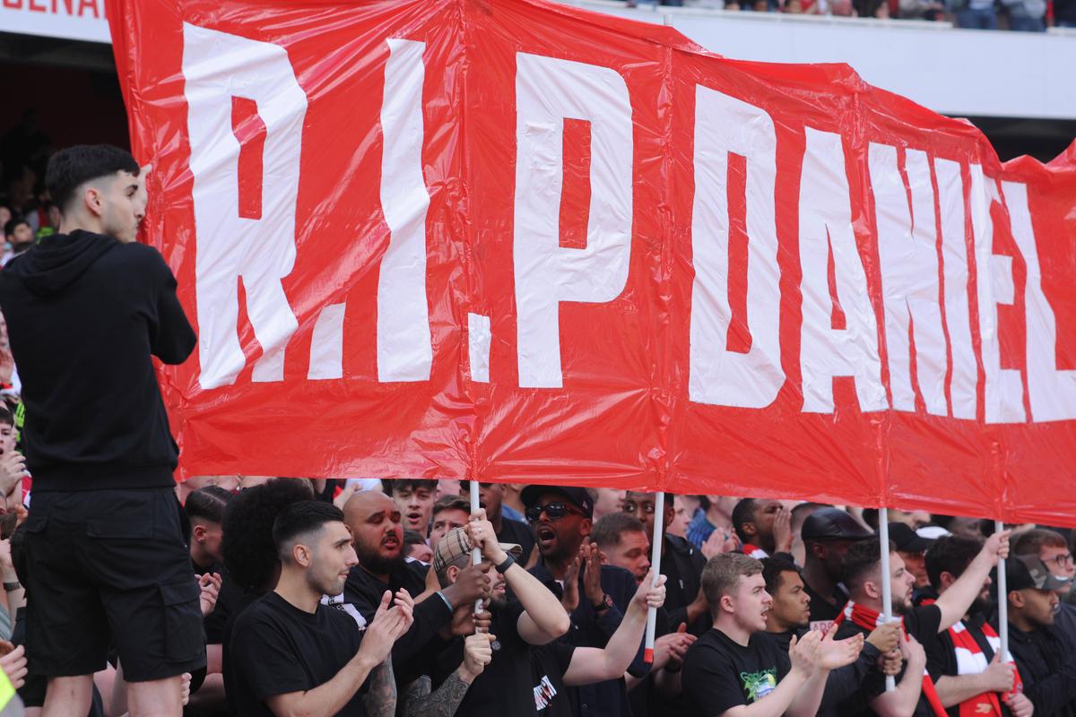 Moment de reculegere în memoria lui Daniel, la Arsenal - Bournemouth