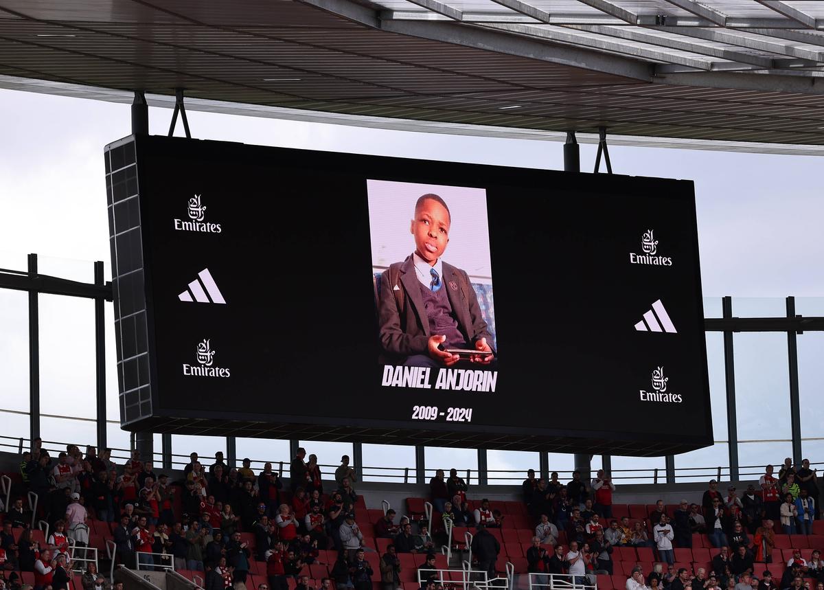 Moment de reculegere în memoria lui Daniel, la Arsenal - Bournemouth