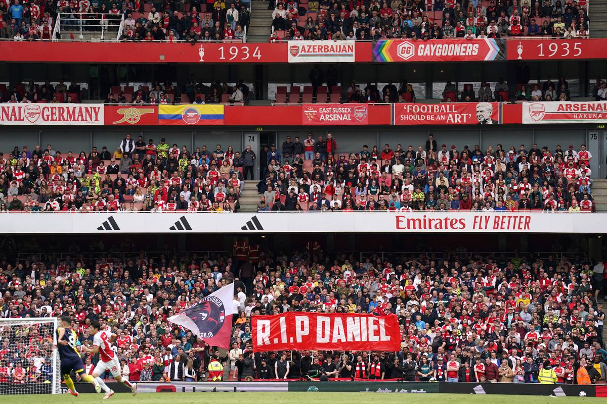 Moment de reculegere în memoria lui Daniel, la Arsenal - Bournemouth