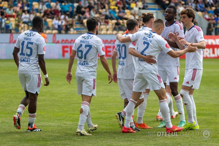 Petrolul - Oțelul, foto: facebook SC Oțelul Galați