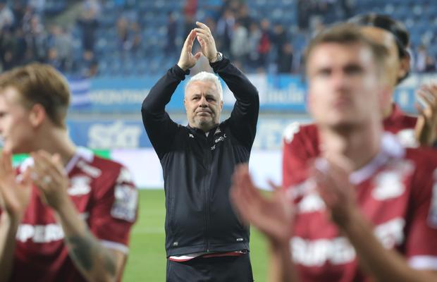 Marius Șumudică debordant: „Le țin pumnii diseară în derby” » Ce face tatăl său la meciurile rivalei Rapidului
