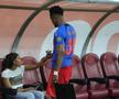 Mbali Malindi, soția lui Siyabonga Ngezana a fost pe Arena Națională la derby-ul dintre FCSB și Dinamo 3-1. Foto: Ionuț Iordache (GSP.RO)
