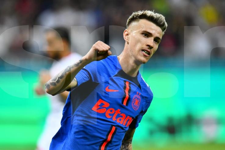 Octavian Popescu în FCSB - Dinamo, cadre surprinse de fotoreporterii Cristi Preda & Ionuț Iordache