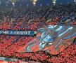 Spectacol în roșu și albastru! Galeria FCSB, superioară în duelul peluzelor: scenografia afișată în derby + dinamoviștii au răspuns cu un citat din Elisabeta Rizea
