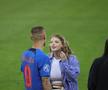 Antonia Salanta și Daniel Bîrligea, după FCSB - Dinamo 3-1, de pe Arena Națională. Foto: Ionuț Iordache (GSP.RO)