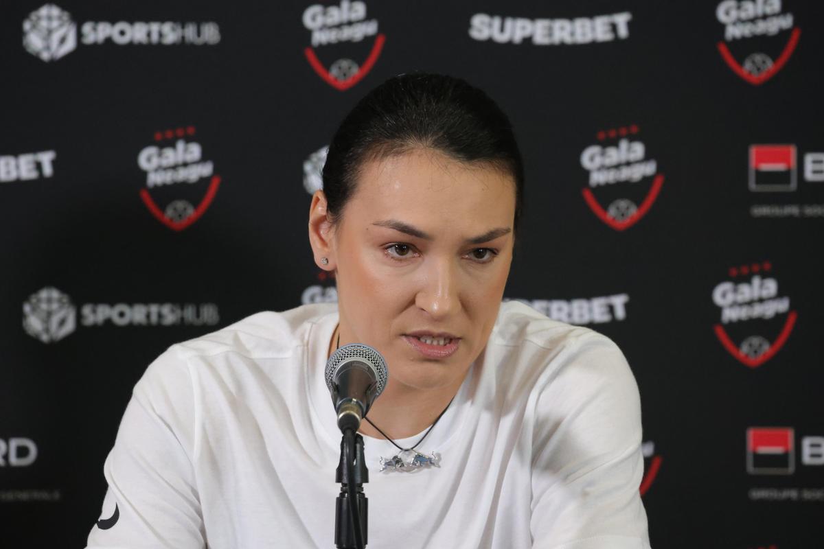 Cristina Neagu, conferință despre meciul de retragere. Foto: Ionuţ Iordache (GSP)