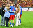 Antonia Salanta și Daniel Bîrligea, după FCSB - Dinamo 3-1, de pe Arena Națională. Foto: Ionuț Iordache (GSP.RO)