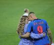 Antonia Salanta și Daniel Bîrligea, după FCSB - Dinamo 3-1, de pe Arena Națională. Foto: Ionuț Iordache (GSP.RO)