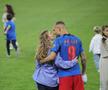 Antonia Salanta și Daniel Bîrligea, după FCSB - Dinamo 3-1, de pe Arena Națională. Foto: Ionuț Iordache (GSP.RO)