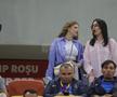 Antonia Salanta și Daniel Bîrligea, după FCSB - Dinamo 3-1, de pe Arena Națională. Foto: Ionuț Iordache (GSP.RO)