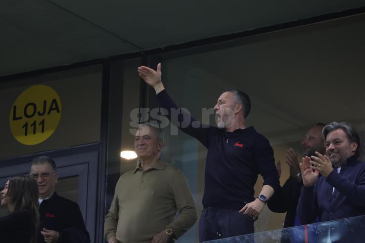 Mihai Stoica în timpul meciului FCSB - Dinamo 3-1, de pe Arena Națională. Foto: GSP.RO