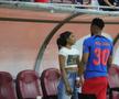 Mbali Malindi, soția lui Siyabonga Ngezana a fost pe Arena Națională la derby-ul dintre FCSB și Dinamo 3-1. Foto: Ionuț Iordache (GSP.RO)