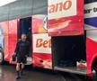 FCSB - Dinamo: sosire echipe