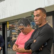 Cafu, dublu campion mondial cu Brazilia a fost la FCSB - Dinamo de pe Arena Națională. Foto: Andrei Crăițoiu (GSP.RO)