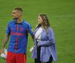 Antonia Salanta și Daniel Bîrligea, după FCSB - Dinamo 3-1, de pe Arena Națională. Foto: Ionuț Iordache (GSP.RO)