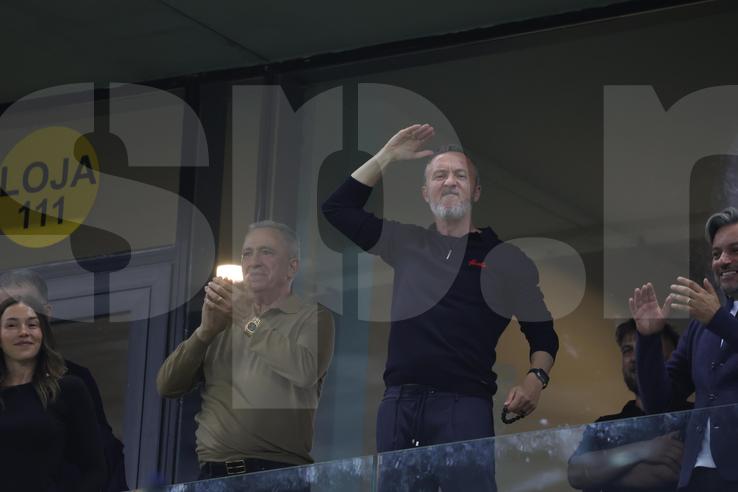 Mihai Stoica în timpul meciului FCSB - Dinamo 3-1, de pe Arena Națională. Foto: GSP.RO