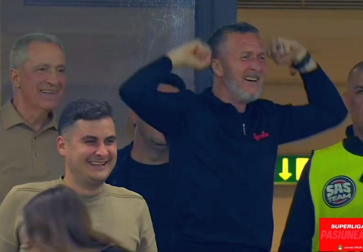 Bucuria lui Mihai Stoica la golurile lui Octavian Popescu în FCSB - Dinamo