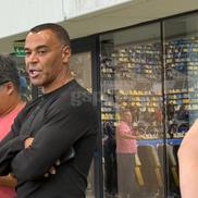 Cafu, dublu campion mondial cu Brazilia a fost la FCSB - Dinamo de pe Arena Națională. Foto: Andrei Crăițoiu (GSP.RO)