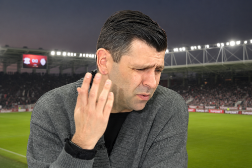 Raul Rusescu e indignat de atitudinea suporterilor Rapidului (fotomontaj)