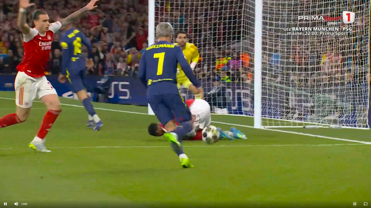 Penalty nedat Arsenal - Atletico