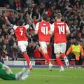Bukayo Saka a deschis scorul în Arsenal - Atletico și a intrat în istorie // FOTO: Getty Images