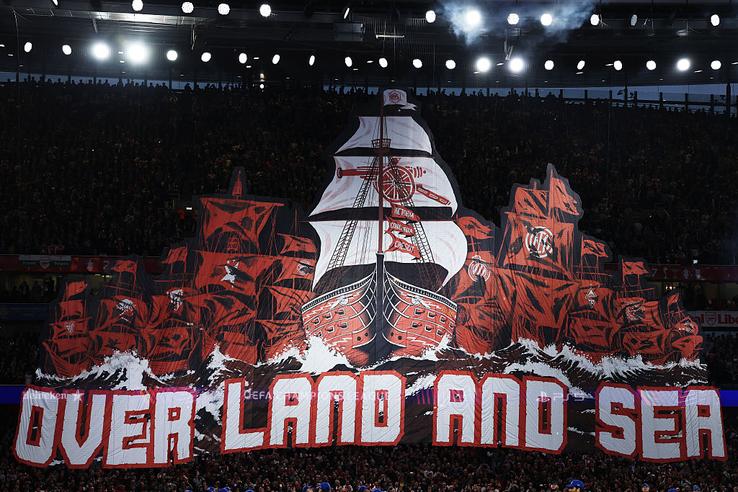 Scenografia de la Arsenal - Atletico Madrid/ foto Getty Images