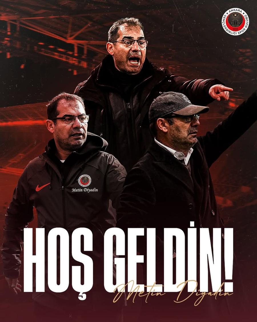 Metin Diyadin, vechiul și noul antrenor al lui Genclerbirligi // FOTO: Instagram Situație incredibilă în Europa! Și-au DEMIS antrenorul a cincea oară în acest sezon
