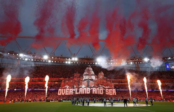 Scenografie istorică la Arsenal - Atletico Madrid, în semifinalele Champions League