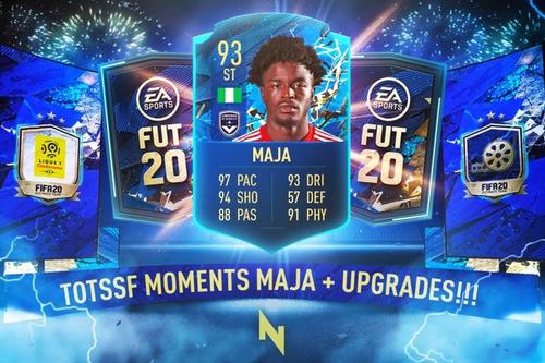 Cardul lui Josh Maja // foto: captură Youtube @ NepentheZ