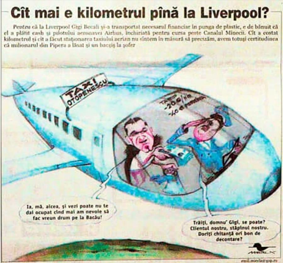 A făcut Tarom concedieri pe baza unei caricaturi din Gazetă? » Episodul care a făcut valuri, în direct, la Europa FM: „Nu a fost și articol, aveți dreptate”