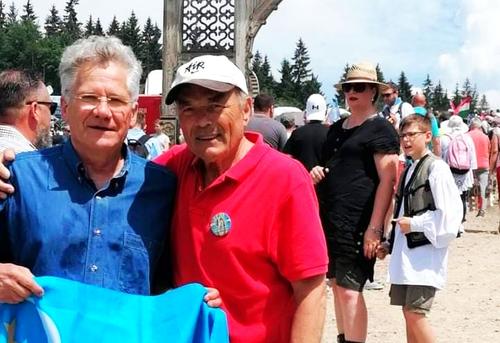 Laszlo Boloni (69 de ani) a fost prezent pelerinajul de Rusaliile Catolice, de la Şumuleu Ciuc.