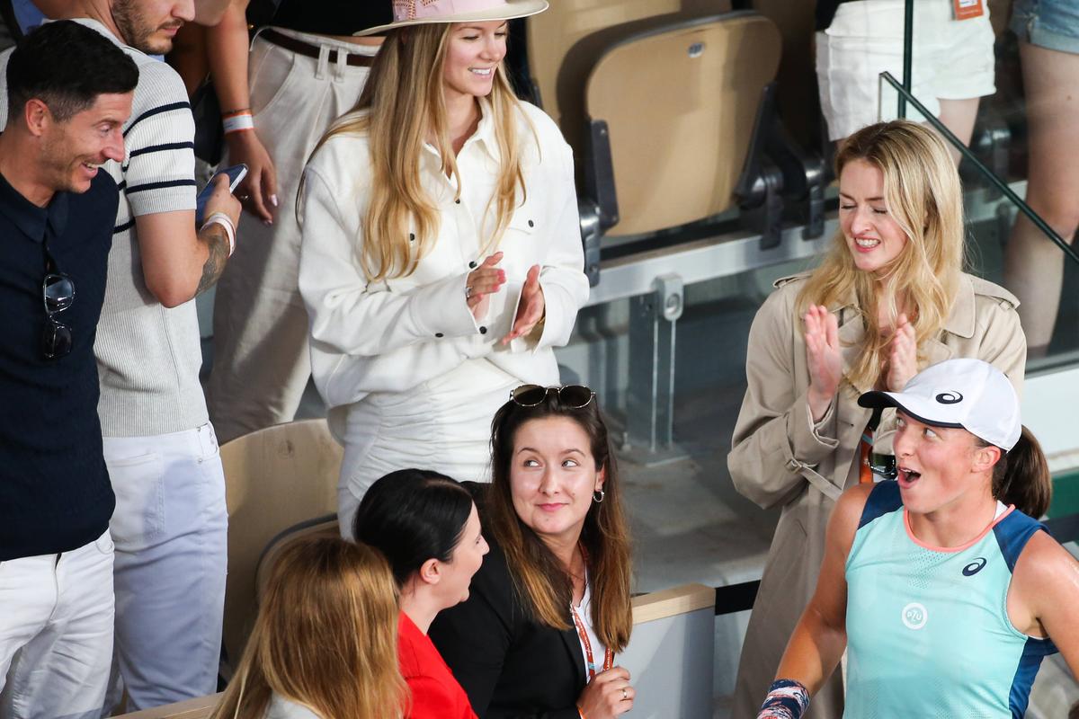Lewandowski a fost în tribune la finala Roland Garros