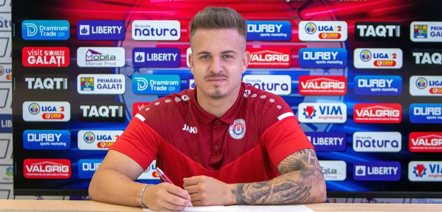 Foto: ascotelul.ro Oțelul Galați și-a adus atacant » A transferat golgeterul Unirii Dej din Liga 2