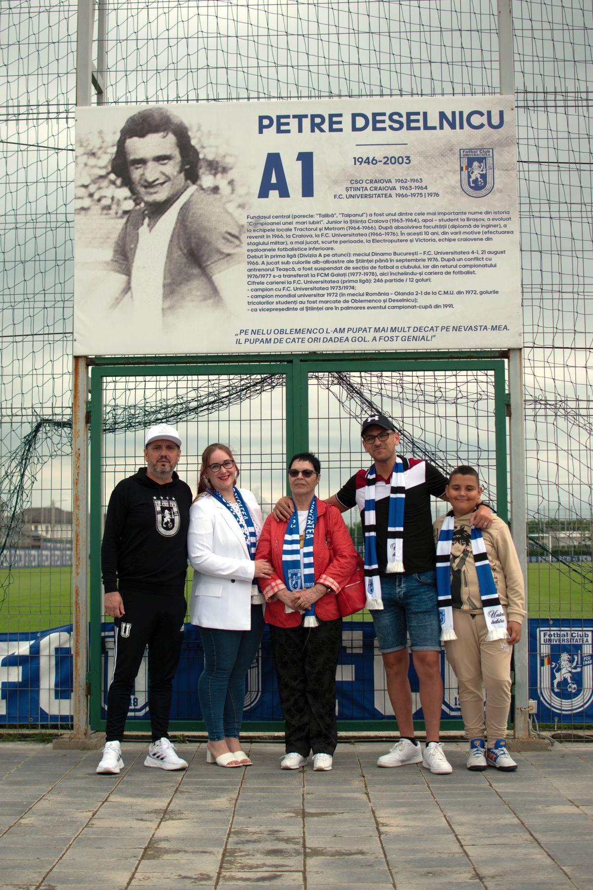 Momente emoționante cu văduva lui Petre Deselnicu, legendarul fotbalist al Craiovei » „Puiul meu, iubirea mea!”