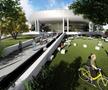 Proiecția velodromului / Foto: Federația Română de Ciclism (Facebook)