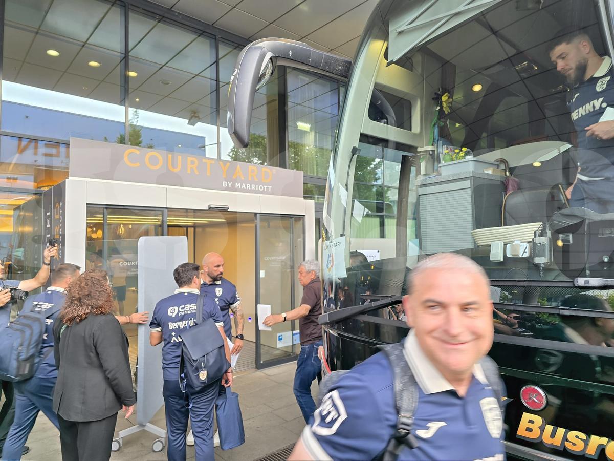Măsuri sporite de securitate la sosirea echipei naționale » Ce s-a întamplat în fața hotelului din Viena