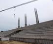 Stadiul lucrărilor la stadionul „Eroii Timișoarei” / FOTO: Cristi Preda (Gazeta Sporturilor)