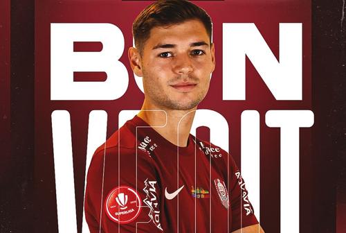 Tudor Cociș a fost prezentat de CFR Cluj // foto: Facebook