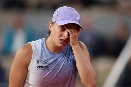 Iga Swiatek, învinsă în semifinale la Roland Garros Foto: Guliver/GettyImages
