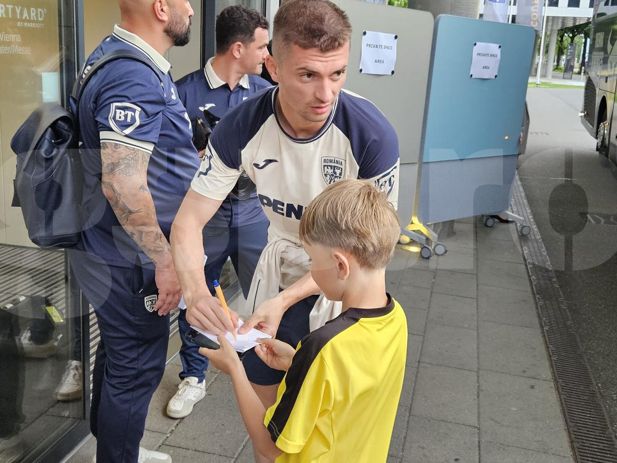 Măsuri sporite de securitate la sosirea echipei naționale » Ce s-a întamplat în fața hotelului din Viena