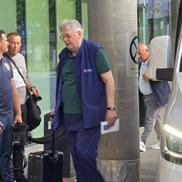 Gino Iorgulescu, sosind la hotelul din Viena unde naționala României e cazată / FOTO: GSP