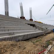 Stadiul lucrărilor la stadionul „Eroii Timișoarei” / FOTO: Cristi Preda (Gazeta Sporturilor)