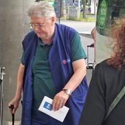 Gino Iorgulescu, sosind la hotelul din Viena unde naționala României e cazată / Captură Video GSP